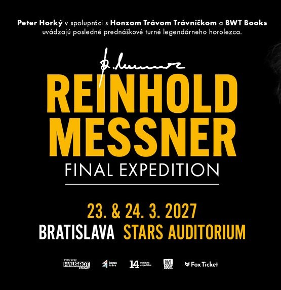 Reinhold Messner m&iacute;ř&iacute; do Bratislavy