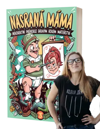 Nová kniha + tričko - černá