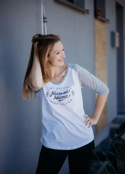 Tričko Nasraná Máma