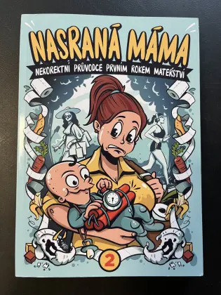 Nasraná Máma - Nekorektní Průvodce Prvním Rokem Mateřství - mírně poškozená